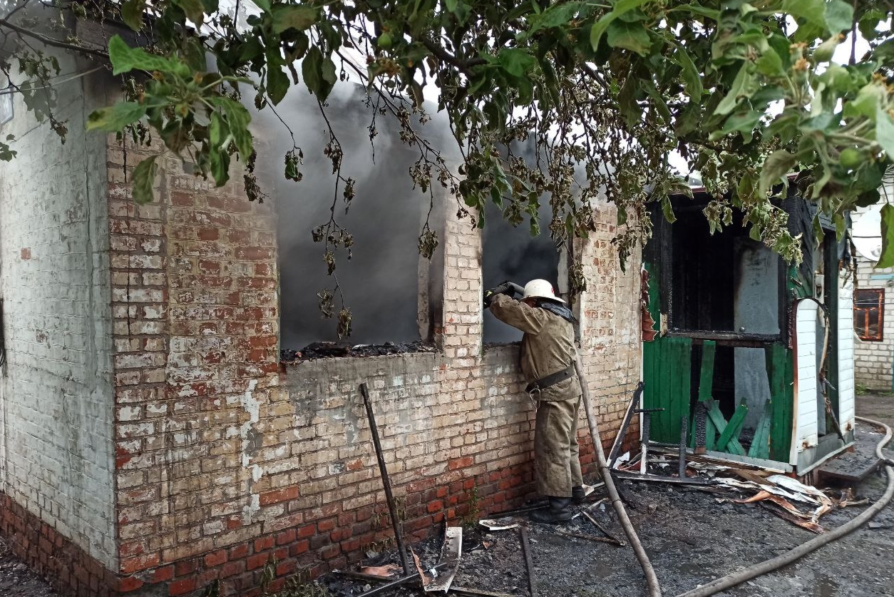 Пожар под Харьковом: в огне погиб 60-летний мужчина