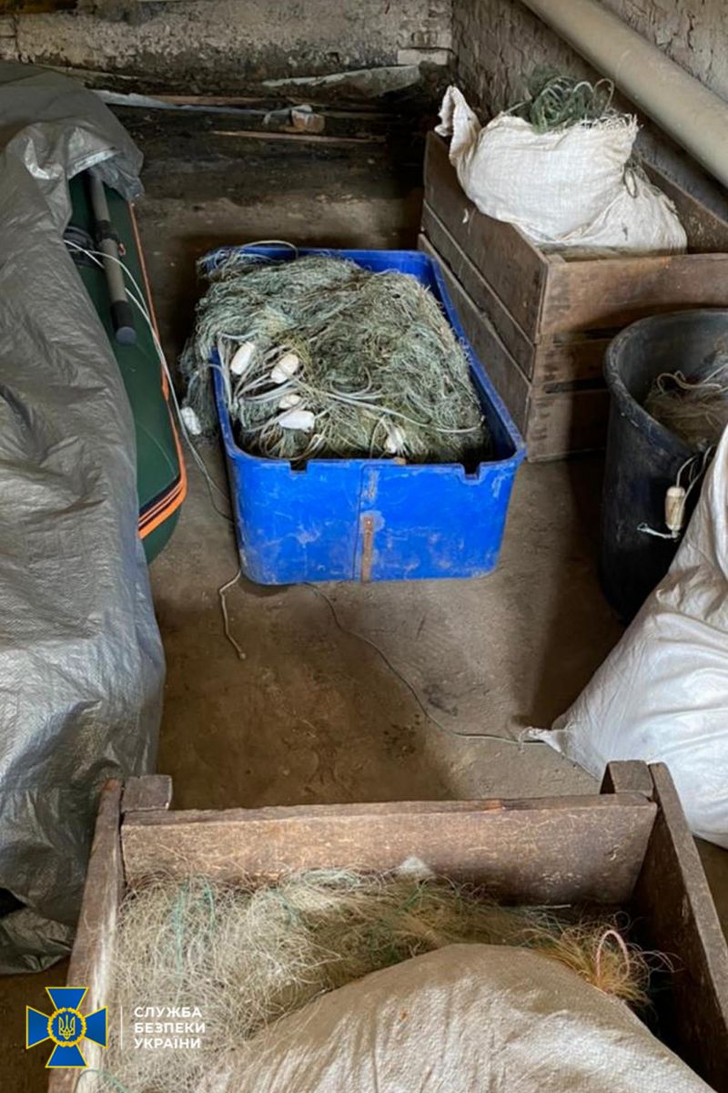 Организованная группа браконьеров ловила под Харьковом больше тонны рыбы в день