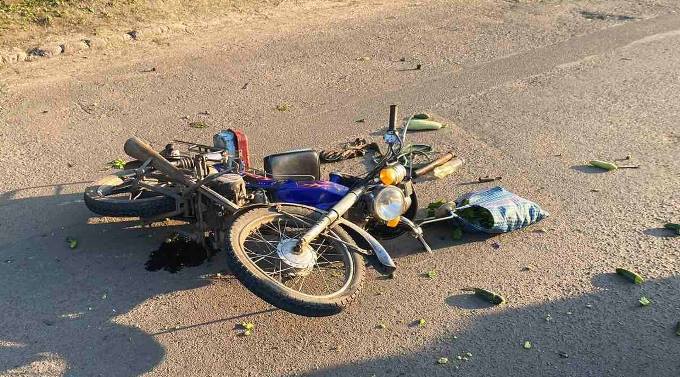 ДТП Харьков: автомобиль сбил мотоциклиста и скрылся