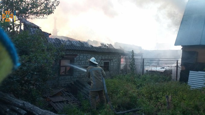 Пожар Харьков: в Будах сгорел дом