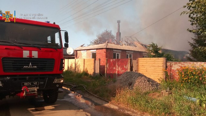 Пожар Харьков: в Будах сгорел дом