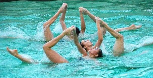 Харьковская команда по синхронному плаванию