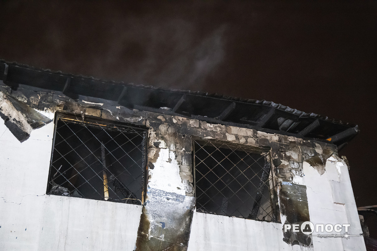 Пожар в пансионате для престарелых в Харькове