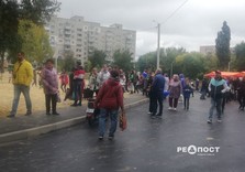 Открыли новую детскую площадку возле Аэропорта. Новости Харькова
