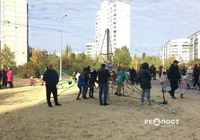 Детскую площадку открыли на улице Родниковой, 9а. Новости Харькова