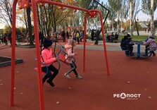 В парке Победы появилась детская площадка. Новости Харькова