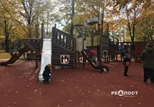 В парке Победы появилась детская площадка. Новости Харькова