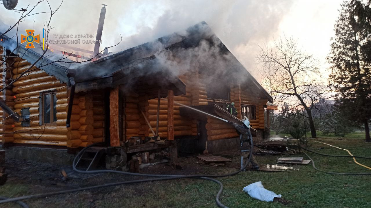 Криминал Харьков: баня сгорела в городе Южный