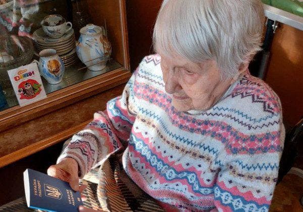 104-летняя пенсионерка 