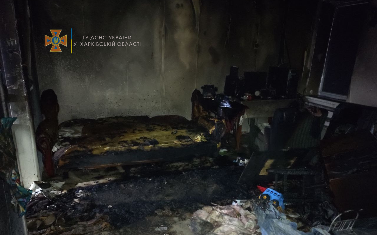 Пожар Харьков: в Изюмском районе из-за печи горел дом