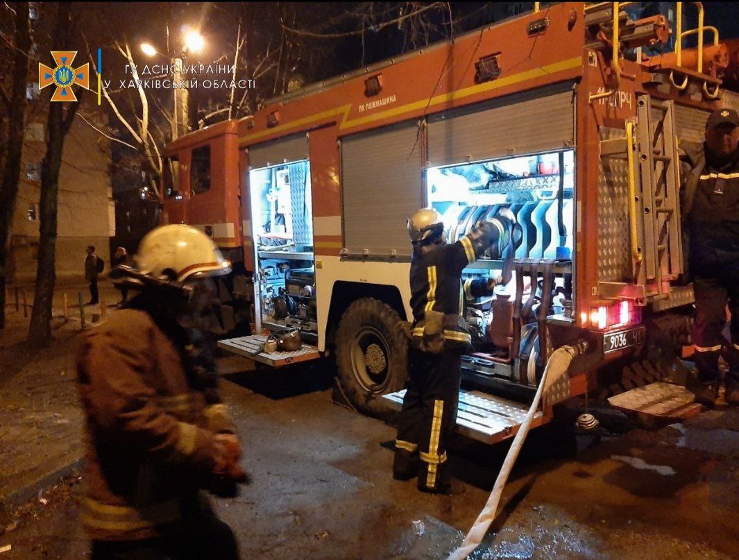 Пожар Харьков: На Садовом проезде горел балкон в девятиэтажке