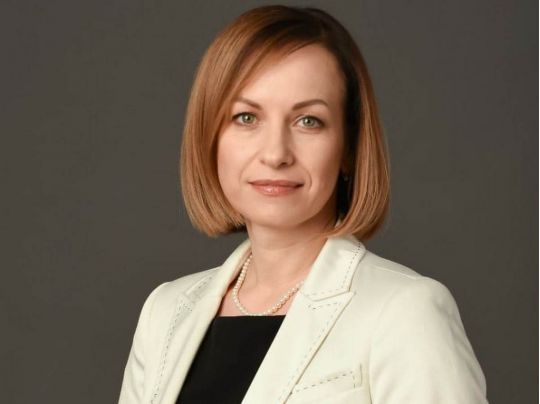 Глава Министерства социальной политики Украины Марина Лазебная