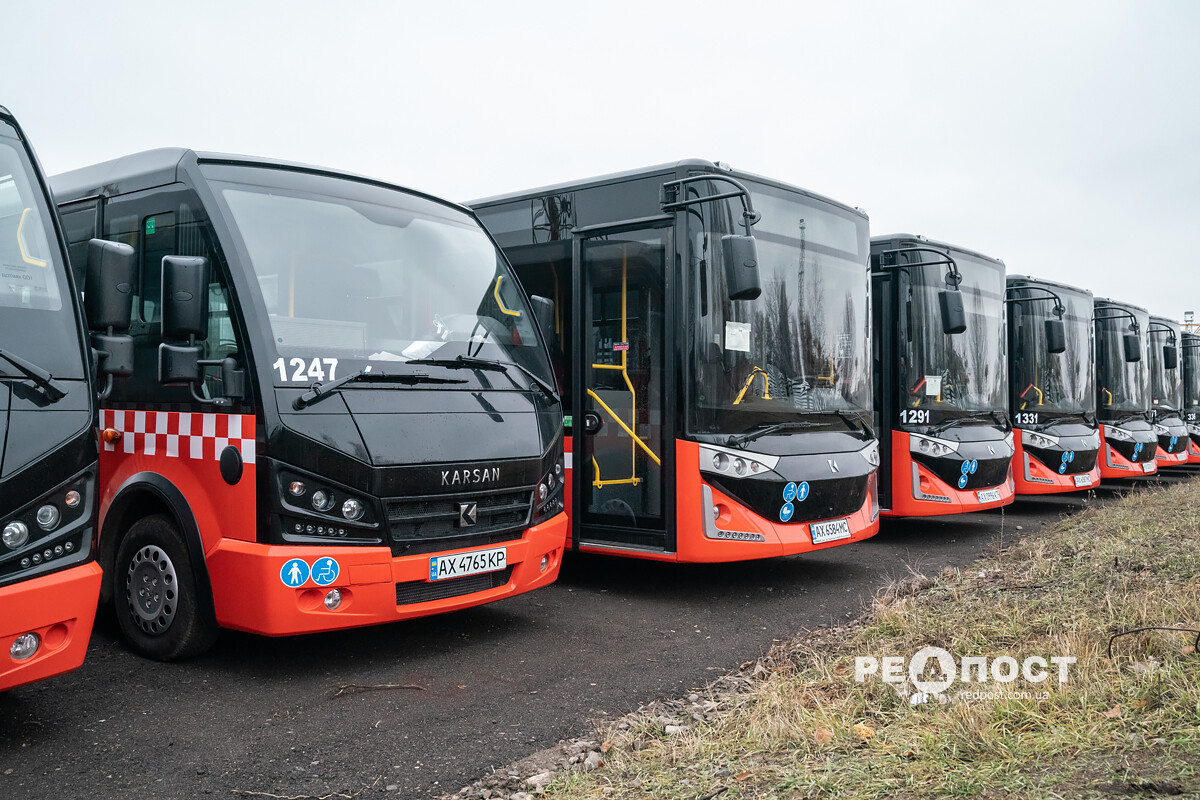 Новые автобусы в Харькове 