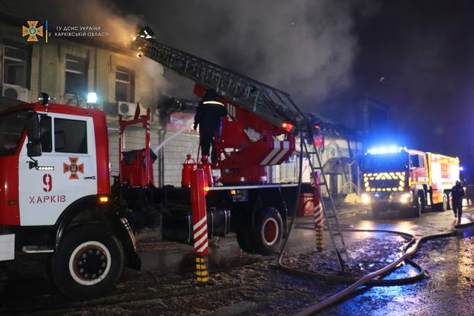 Пожар Харьков: горит склад на улице Тюринской