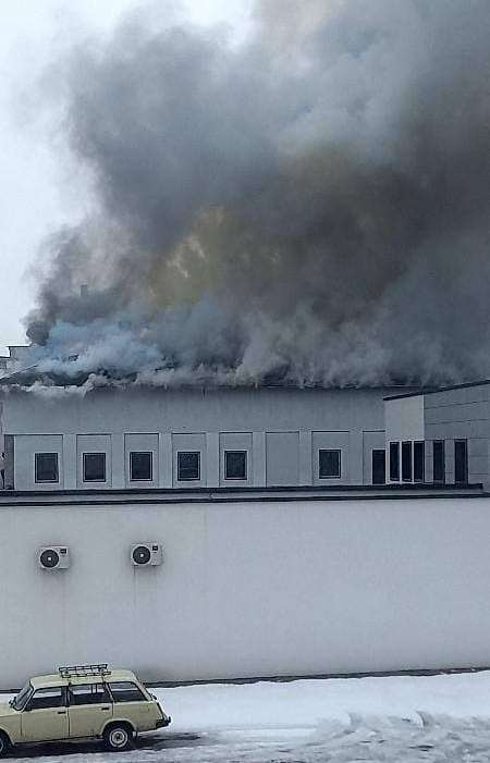 Пожар Харьков: горит здание на улице Георгиевской, 10