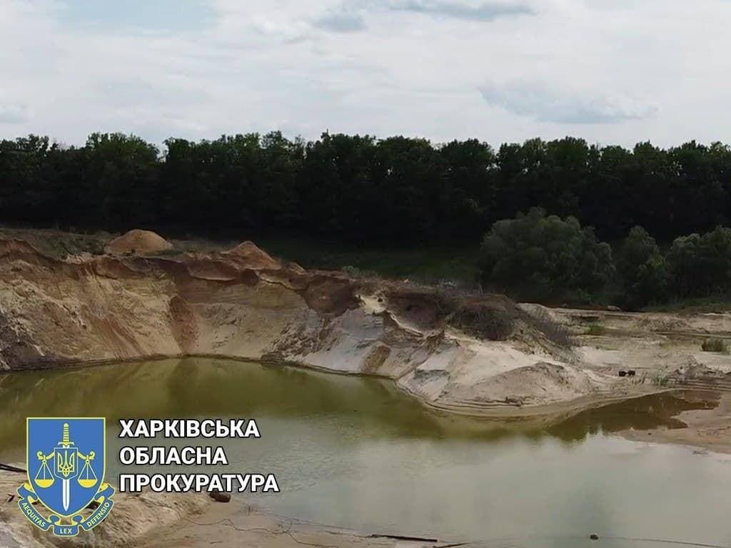 Незаконная добыча песка на Харьковщине