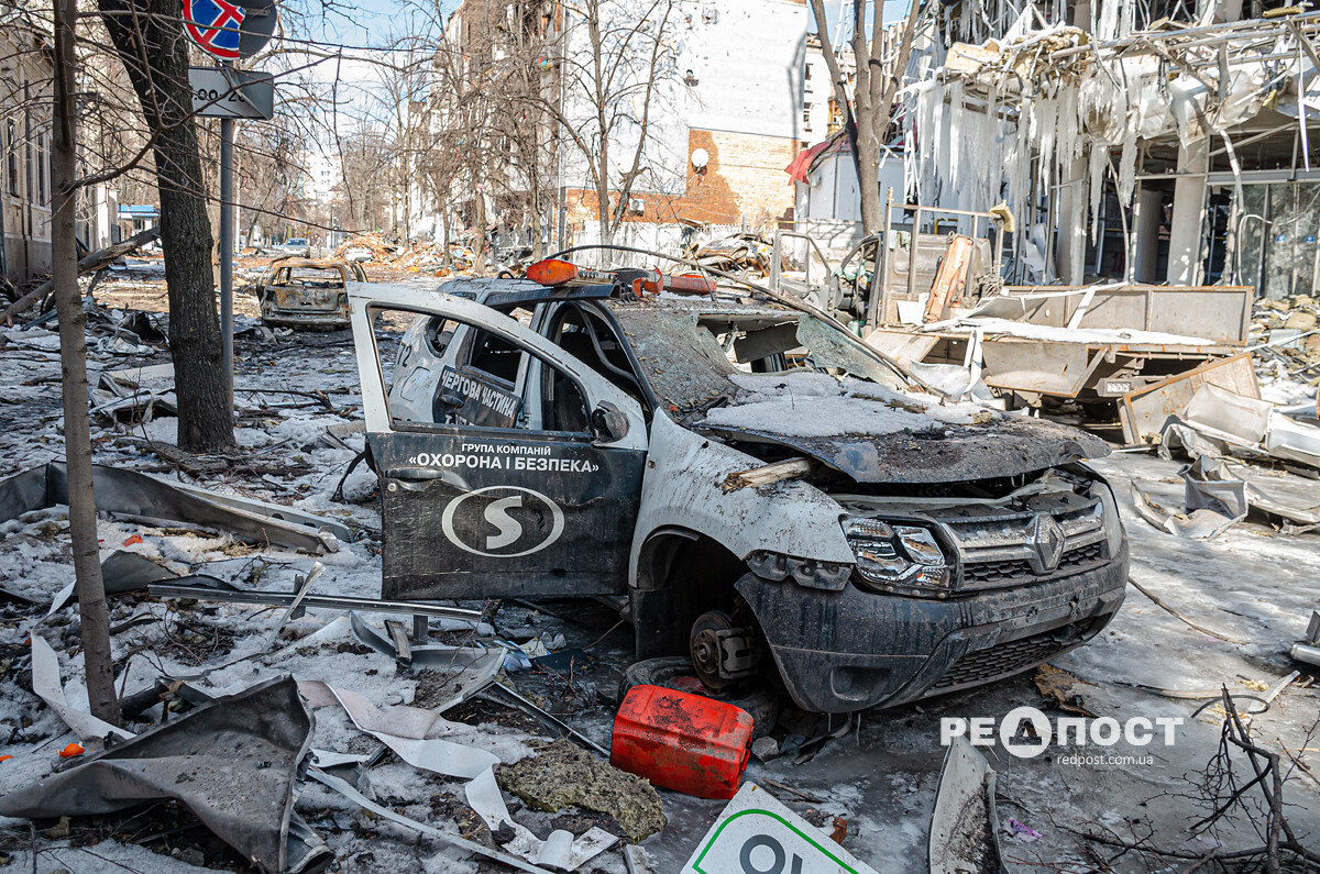 Харьков 16 марта: фото разрушенного города