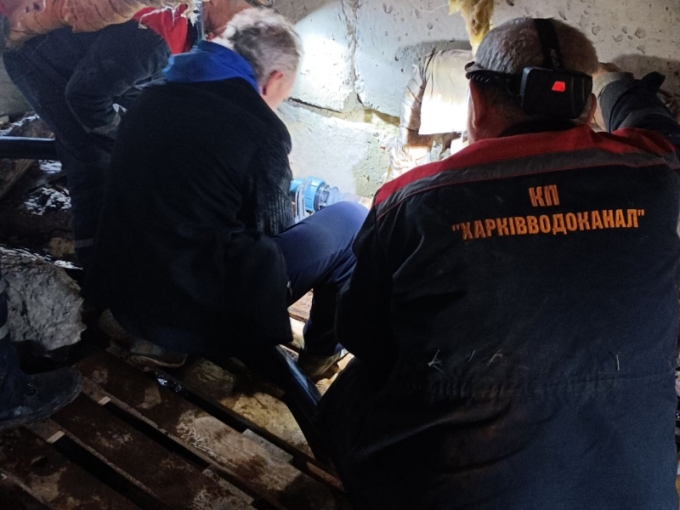 КП «Харьковводоканал» масштабно восстанавливает внутридомовые коммуникации во всех районах города