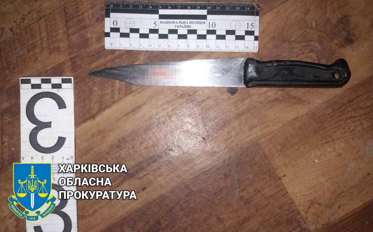 Криминал Харьков: Ударил ножом сына неадекватный отец
