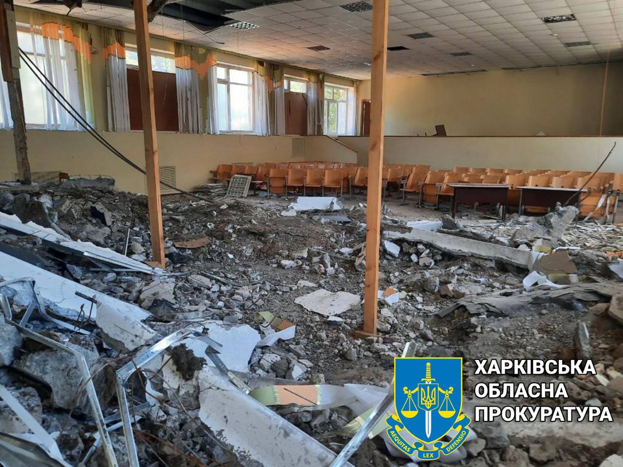 Агрессия России: Оккупанты четырежды обстреляли харьковскую школу