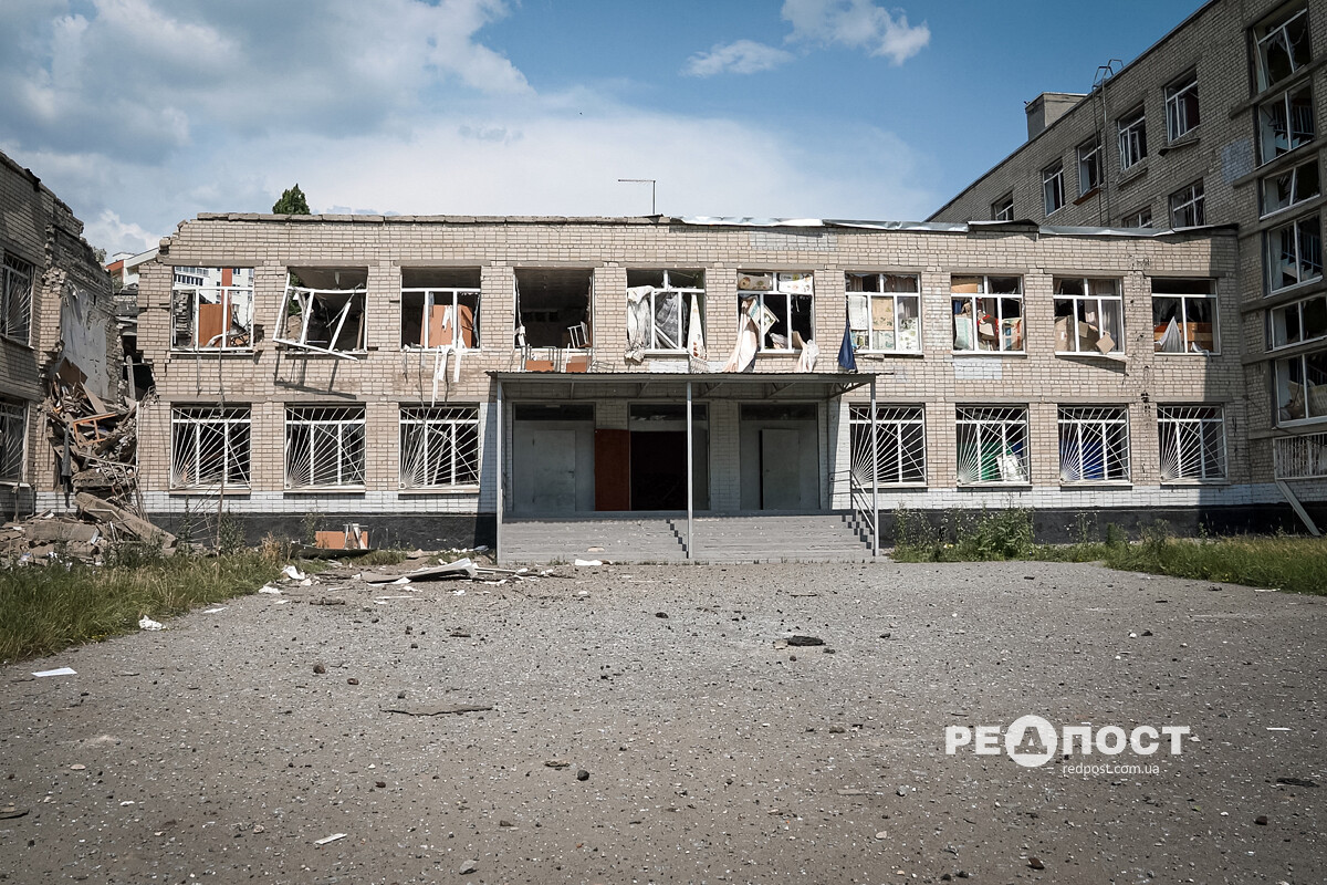 Харьков, Разрушенная армией россии школа