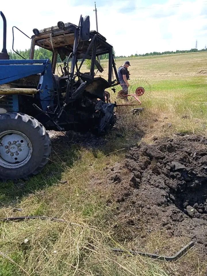 Загинув тракторист від вибуху на Харківщині