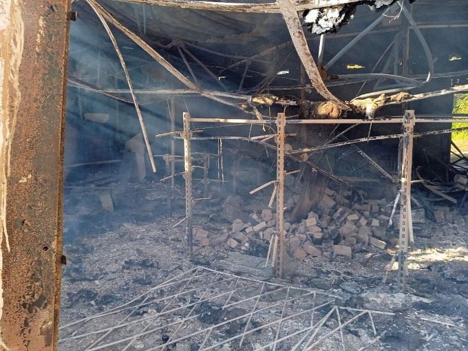 Внаслідок обстрілу 13 жовтня сталася пожежа в Куп’янську