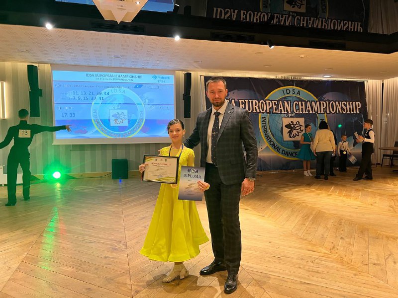 Перемогла на чемпіонаті Європи IDSA зі спортивних танців харків'янка Ганна Повелиця