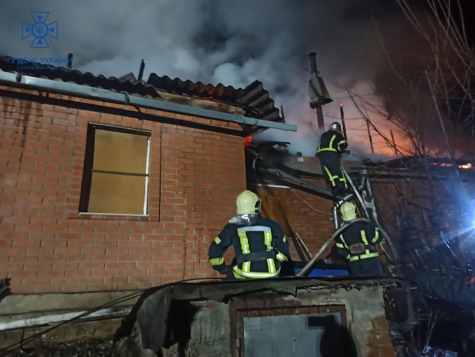 Пожежа в приватному будинку по вулиці Шкільна, 12 у селі Пільне Вовчанської громади