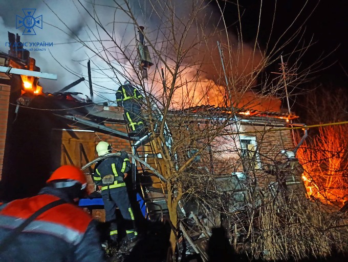 Пожежа в приватному будинку по вулиці Шкільна, 12 у селі Пільне Вовчанської громади