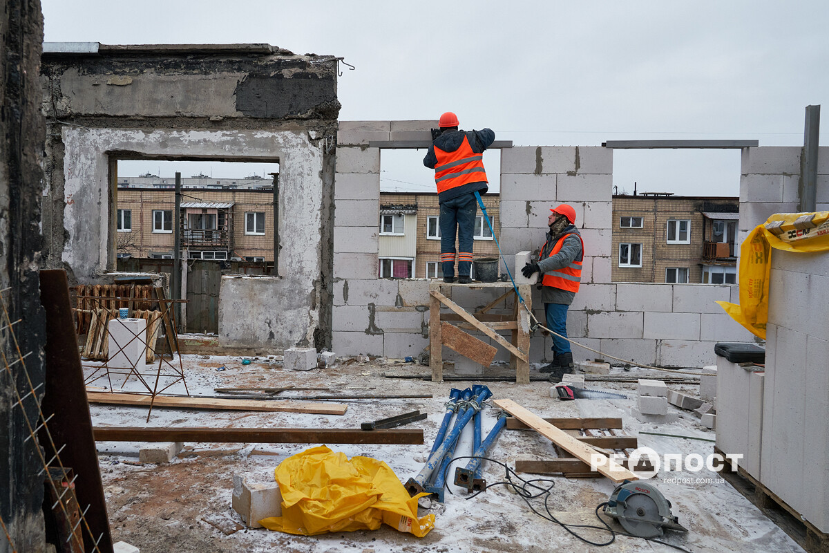 Харьков, дом после взрыва