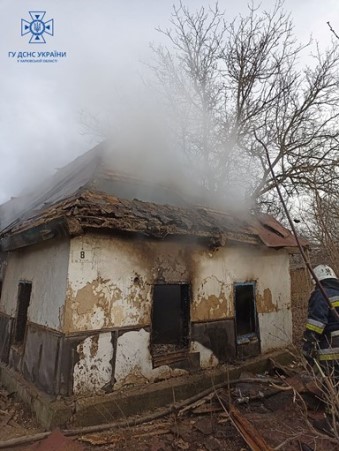 Новини Харкова: у селі Катеринівка на пожежі загинули дві людини