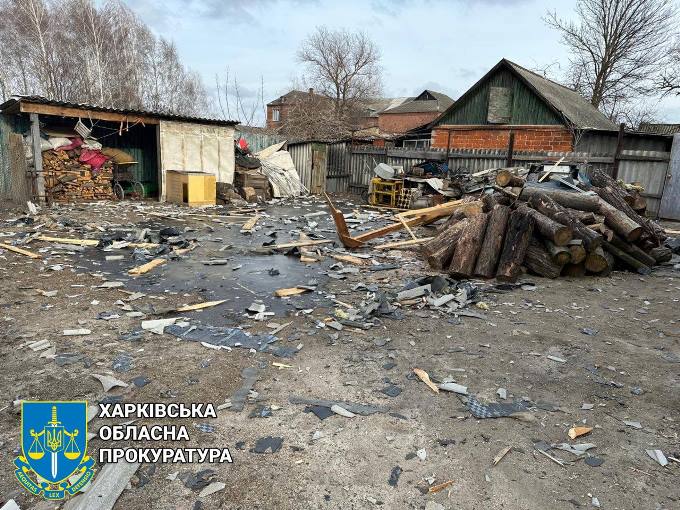 Фото наслідків обстрілів Харківської області 21 січня 