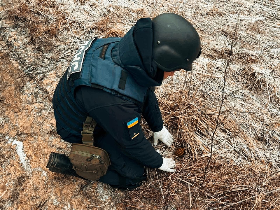 Гранати окупантів 