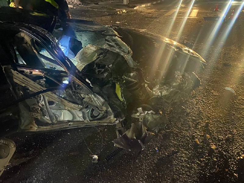 ДТП Харків: Загинув водій, якого під час аварії викинуло з Hyundai Elantra на дорогу