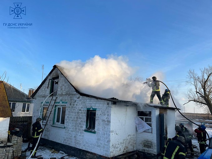 У селі Огурцівка Шевченківської громаді Харківської області сталася пожежа, не пов’язана з веденням бойових дій