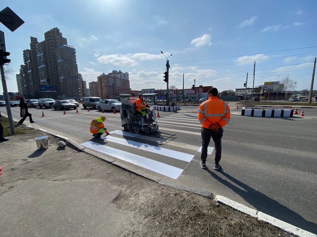 Відновили покриття на головній вулиці Харкова шляховики