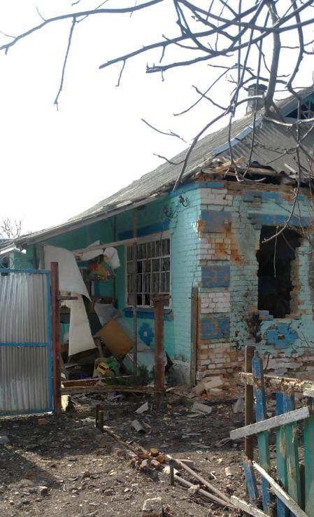 Внаслідок танкового обстрілу с. Тимофіївка Богодухівського району знищено житловий будинок та господарчі споруди