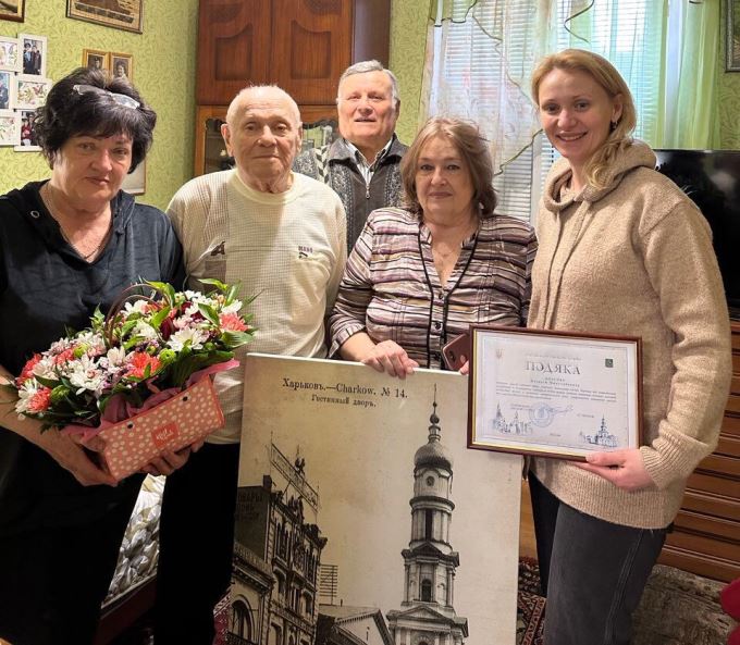 мешканець Основ'янського району Олексій Миколайович Долгов напередодні відзначив 100-річний ювілей