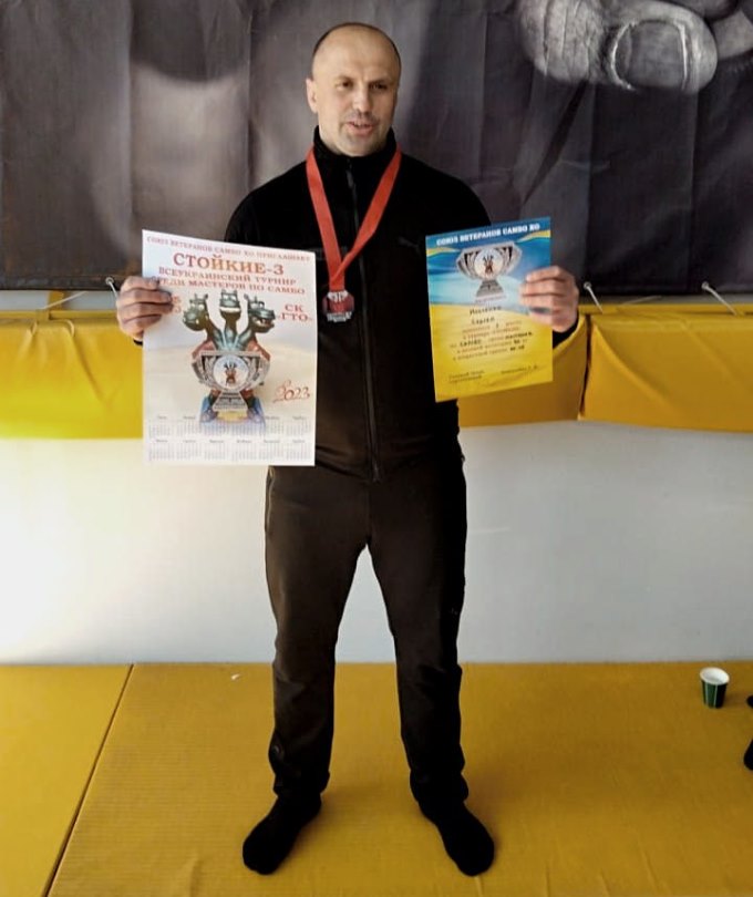 У Харкові судовий охоронець Сергій Ільченко переміг на Всеукраїнському турнірі з боротьби самбо