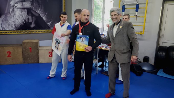 У Харкові судовий охоронець Сергій Ільченко переміг на Всеукраїнському турнірі з боротьби самбо