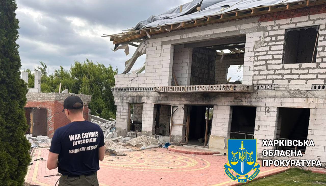 наслідки обстрілу села Липці Харківського району