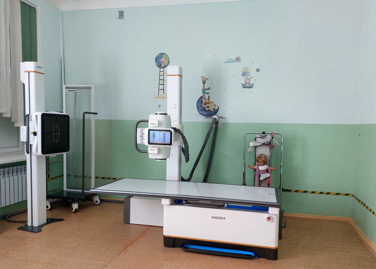 У дитячій поліклініці №12 міста Харкова встановили новий рентген New Oriental 1000МC