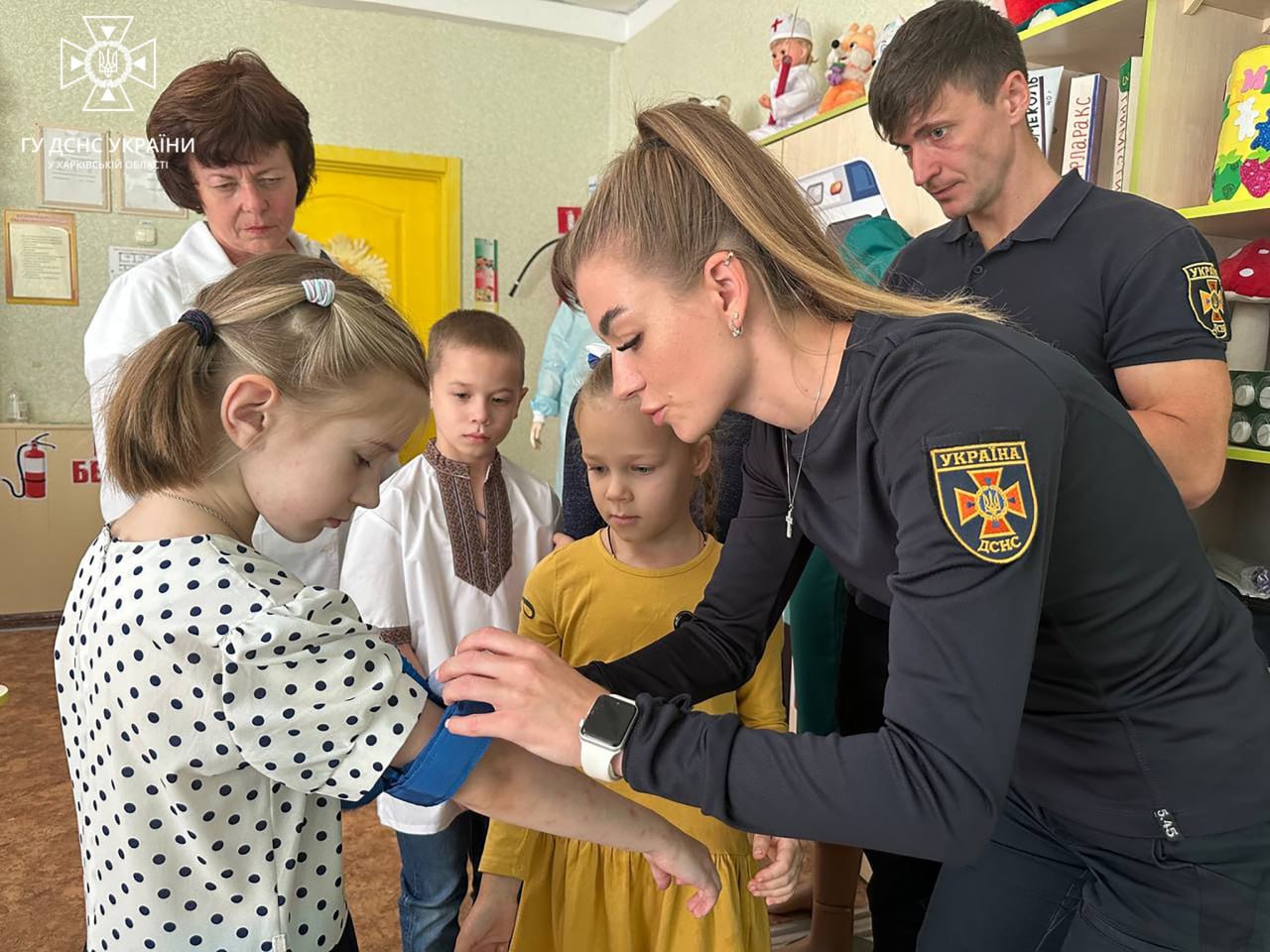 Створюють Класи безпеки для дітей рятувальники Харківщини та UNICEF Ukraine