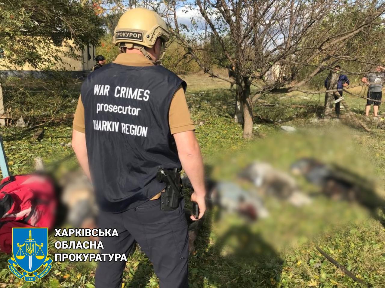 Наслідки ракетного удару по селу Гроза у Харківській області