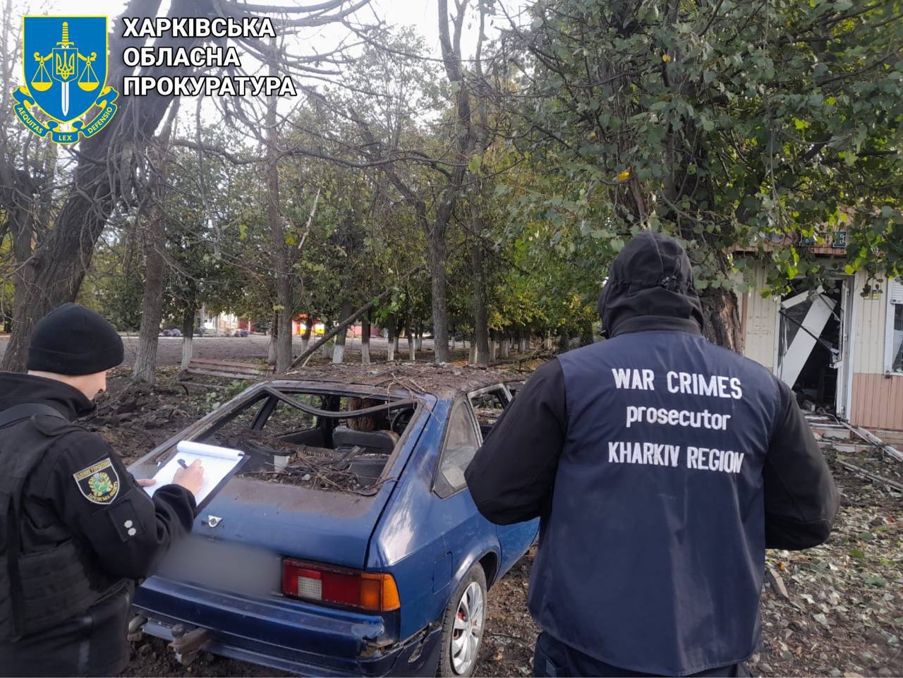 Наслідки ранкового обстрілу Куп’янського району російськими терористами