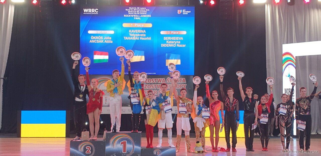 Спортсмени Харкова привезли нагороди міжнародних змагань з акробатичного рок-н-ролу