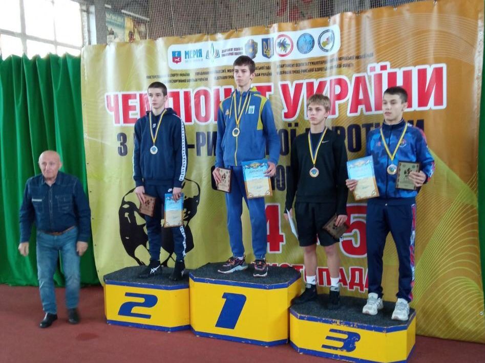 Став віце-чемпіоном України з греко-римської боротьби  Єгор Тарасенко з Харкова