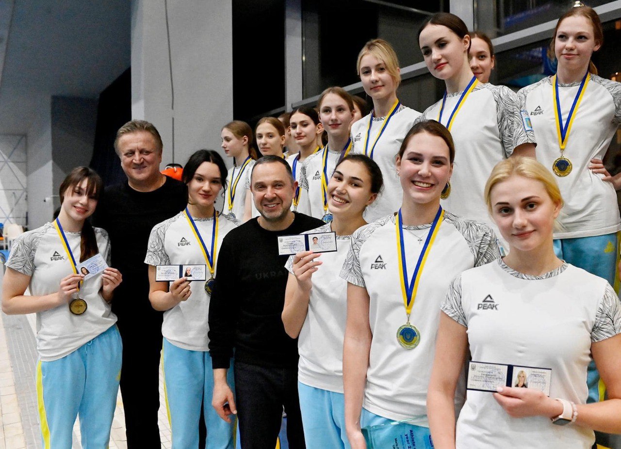 Виграли чемпіонат України харківські представниці артистичного плавання