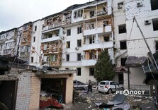 Наслідки ракетного удару по Шевченківському району Харкова 2 січня 2024 року